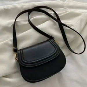 sac bandoulière noir – Élégance minimaliste